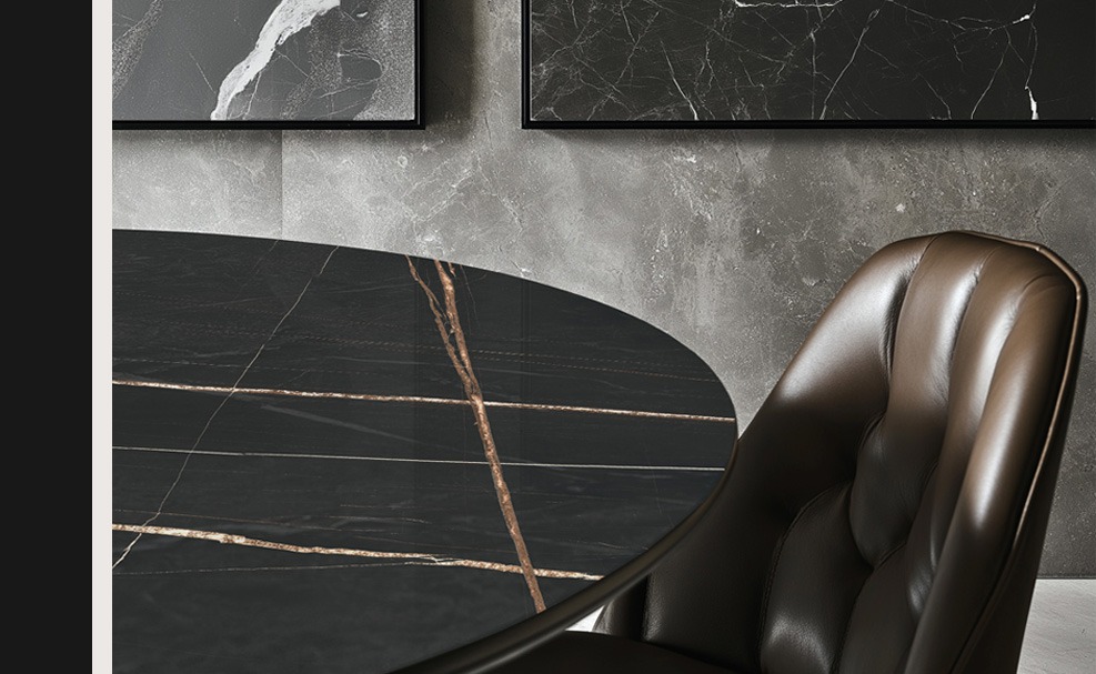 Tavolo in Ceramica ad Effetto Marmo: l’elemento di design perfetto per la tua sala da pranzo